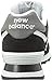 New Balance Men's ML574 Classic Sneaker,Black/White,10.5 D US