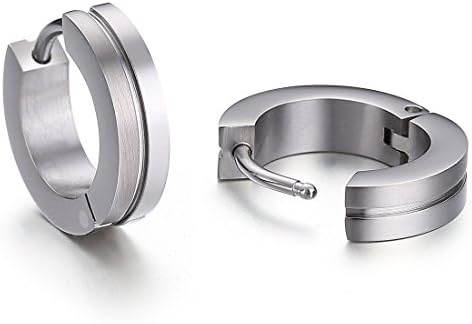Titanium Stud Earrings for Women for Men LEYA Pure Titanium Earrings for Sensitive Ears Health Jewelry Valentines Gift with Luxury Gift Box