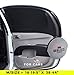 M/Car Window Sun Shades for Baby (12 Sizes) - Back Seat Stretchy Mesh Sock Style Heat Blockers for Side Windows, Protects from Sun, Bugs, UV & Ensures Privacy, 2-Pack by Qualizzi
