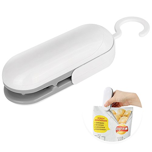 Click Here to See More Images Bag Sealer, Merymall Handheld Plastic Bag Heat Sealer, Reseal Bag for Airtight Food Storage