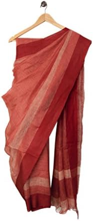Ankara Womens Fashion Design Traditional Ethnic Wear Linen Saree Party Dress Red