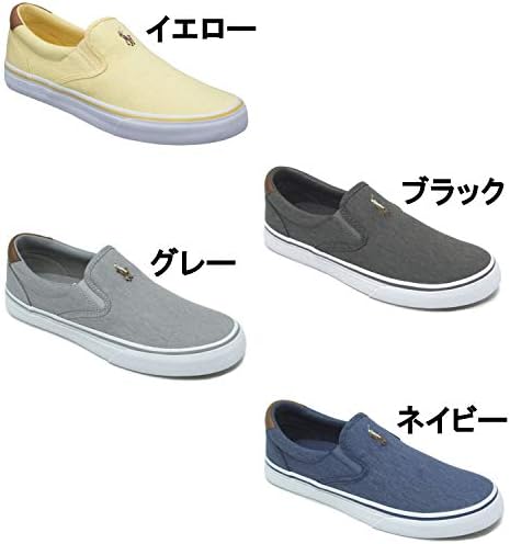 Amazon ポロラルフローレン Rc23 スリッポン メンズ グレー Us8 26 5cm シューズ バッグ