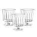 Party Essentials Disposable Plastic 2-Ounce Mini Stemware Glasses, for Wine Tastings, Small Portions, Food Samples, Condiments, Sauces, 20-Count, Clear