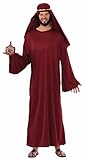 Forum Men's Value Biblical Robe, Burgundy, X-Large
