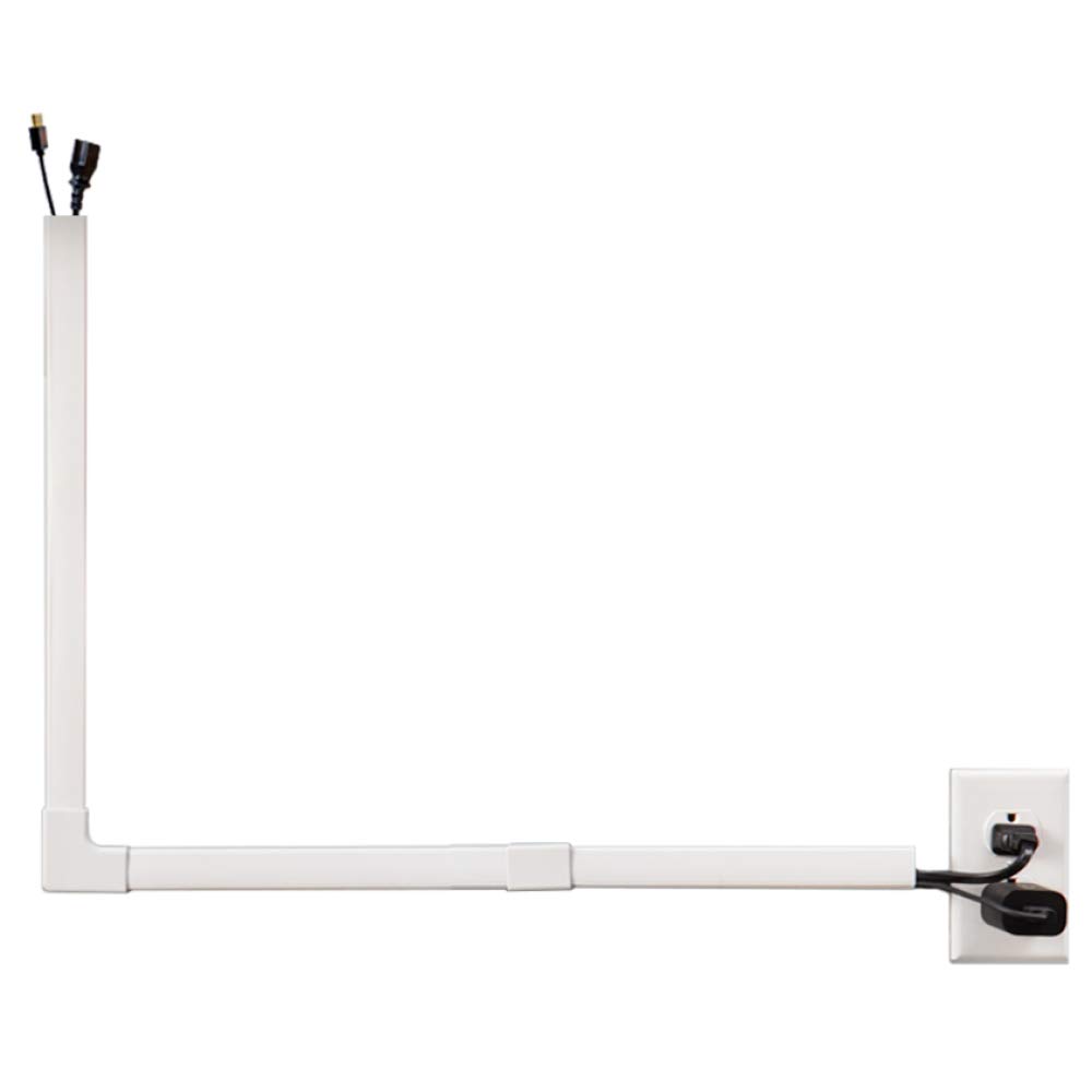 Echogear Wall-Mounted Cable Ducting Kit for Hiding Up to 4 Cables