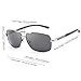 HDCRAFTER Polarized Sunglasses for Men UV400 Protection Lenses Metal Frame