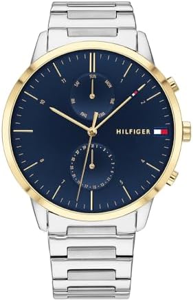 Tommy Hilfiger Men's Blue Dial Stainless Steel Watch - 1710408 price in ...