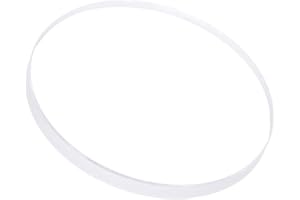 CoCud Watch Glass Crystal Lens, 38mm Diameter 2.5mm Thick, Round Flat Mineral Ultra-Clear Watch Glass Replacements - (Applica