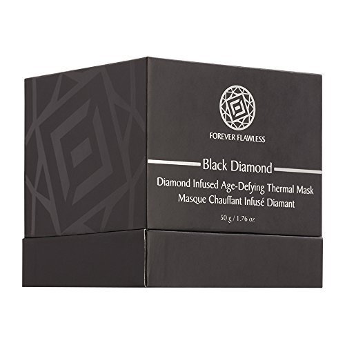 Forever Flawless Diamond Infused Thermal Mask with 100% Natural White Diamond Infused Powder, Designed for Flawless Skin, Anti Wrinkle & Anti Aging FF43, (1.76 oz)