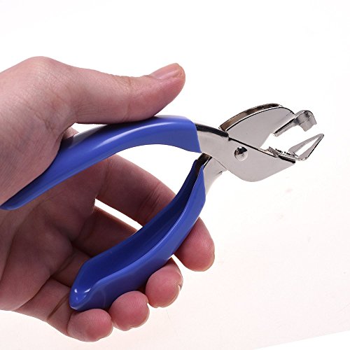 4 Pack Staple Remover Heavy Duty Staple Removers Tool for Office,School and Home Blue - Thumbnail 2