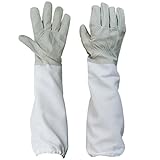 BESTOPE® 1 Pair Beekeeping Protective Gloves w/ Vented Long Sleeves 4.33