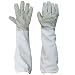 BESTOPE® 1 Pair Beekeeping Protective Gloves w/ Vented Long Sleeves 4.33" Width--Gray (Gloves)