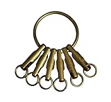 Brass Solid U Shape Key Hook Car Keychain Key Ring