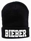 Leegoal Unisex Winter Warm Letters Printed Knit Hat,Black 10