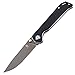 KIZER Knives Pocket Knife with Clip Black G10 Handles Material EDC Folding Knife, Begleiter V4458A1