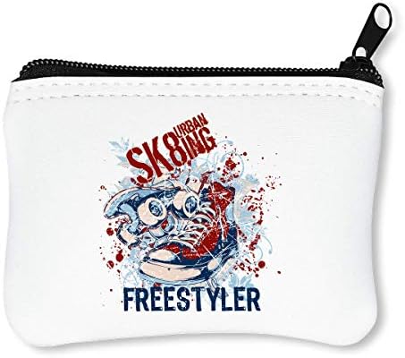 Sk8Ing Freestyler Style Hobby BMX Ramp Zipper Wallet Coin Purse