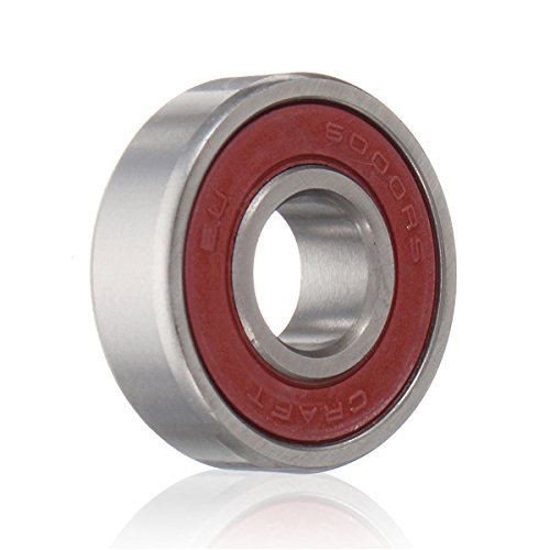 6000 2RS Ball Bearing 10x26x8mm Red Sealed Rubber Shields Deep Groove Ball Bearing