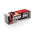 Venom 15027 4S 14.8V 35C 5000mAh LiPo, Hard Case with Universal Plug