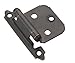 Amerock | Face Frame Cabinet Hinge | Variable Overlay 𝐇inge | Oil Rubbed Bronze | 2 Pack | Self-Closing 𝖧inge | Face Mount Ｈinge | Cabinet Door ᕼinge