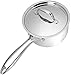 Utopia Kitchen Premium Stainless Steel Saucepan With Cover - Induction Compatible & Multipurpose - 1 Quart