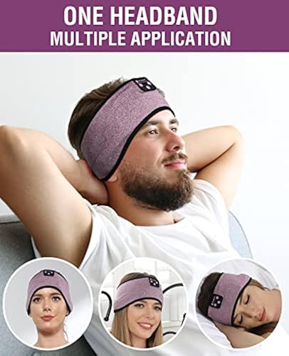 Bluetooth Headband Headphones, Sleep Headphones For Side Sleepers