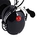 Rugged Radios H22-BLK Black Over The Head Two-Way Radio Headset with Dynamic Noise Cancelling Microphone, Push to Talk, and 3.5mm Input Jack for Music & MP3 Players