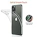 RANVOO iPhone 11 Pro Max Case, iPhone 11 Pro Max Clear Case Ultra Slim Thin Soft TPU Protective Cover with Transparent Bumper Case for iPhone 11 Pro Max 6.5