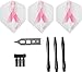 Fat Cat Pink Lady Steel Tip Darts with Storage/Travel Case, 20 Grams