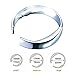 Stop Snoring Ring Acupressure Snore Solution, Ideal Sleep Apnea Snoring Aid, Perfect Alternative to Essential Oils, Mouthpieces, Chin Straps, Pillows, Sprays, Strips, Tablets & Wristbands. Anti Snoring Remedy Device (Medium)