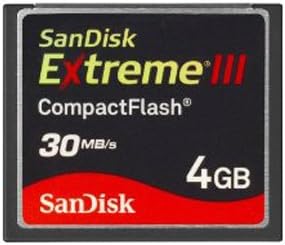 SanDisk 4GB Extreme III CompactFlash Card (Bulk Package)