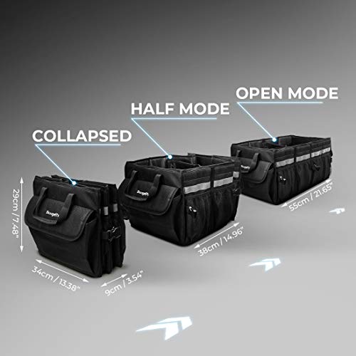 BougeRV Trunk Organizers and Storage with Insulation Cooler Bag for Any