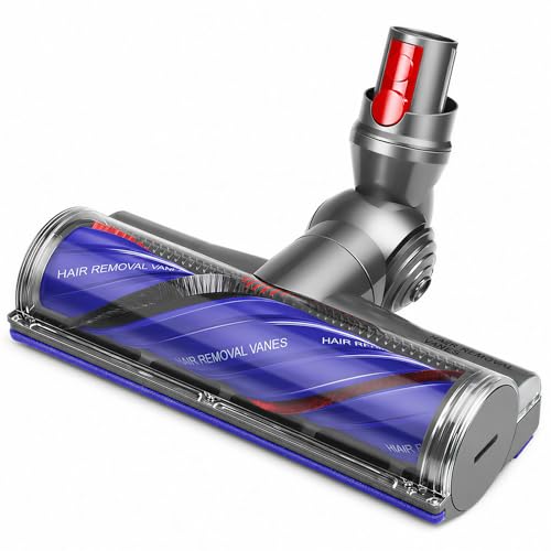 Cepillo Motorizado Anti-Enredos para Dyson V12 Detect Slim / V12 Origin /V9 Motorbar – Cabezal de Recambio con Transmisión Directa, Accesorio Turbo para Suelos Duros | Cepillo Motorizado para Dyson V12 Detect Slim / V12 Origin /V9 Motorbar Aspiradoras