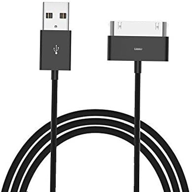 30 Pin Charger, 10ft iPad High Speed Sync Charging Cord Cables for iPhone 4/4s, iPhone 3G/3GS, iPad 1/2/4, iPod (Black)