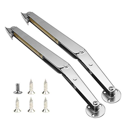 Pack of 2 Pneumatic Lid Lifters (200N/44lb), Heavy Duty Gas Springs Lid