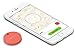 Chipolo Plus Smart Keyring Bluetooth Tracker, Phone Finder, Key Finder, Wallet Finder, Item Finder - Coral Red