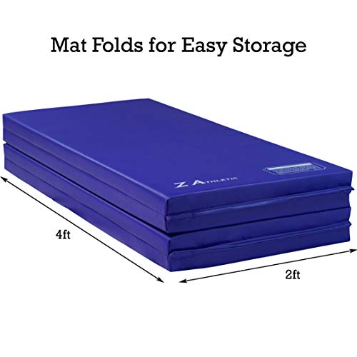 Z ATHLETIC Expandable Kip Bar for Gymnastics, 4ft x 8ft x 2in Mat, & 7