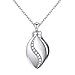 DAOCHONG 925 Sterling Silver Memorial Cremation Jewelry Forever in My Heart Ashes Keepsake Urns Pendant Necklace for Women for Loss of Loved One