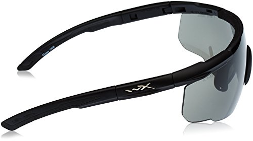 Wiley X Saber Advanced Sunglasses, Smoke Grey, Matte Black