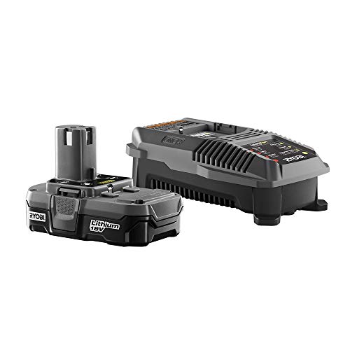 Ryobi ZRP127 18V ONE+ Battery and Charger Kit (ZRP102 and ZRP117) (Renewed)
