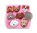Wholeport Lovely Dogs Puppy Silicone Handmade Fondant Mold Candy Mould DIY Cake Decorating Molds