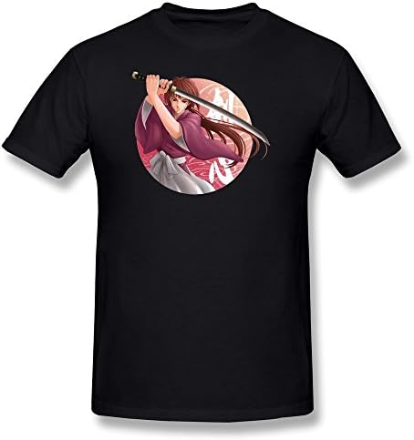 AnneLanoMen's Rurouni Kenshin Tee-Shirt Black