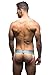 Andrew Christian Men's Blow Jock Thong with Almost Naked, Neon Yellow, X-Large