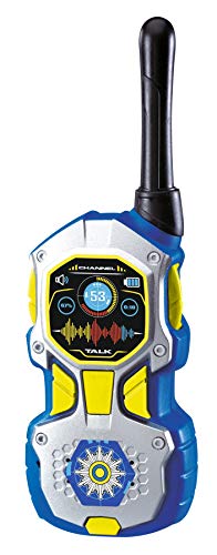 Dickie Toys Walkie Talkie Set, Polizei, Funkgerät, 2er-Set, 80 m Reichweite, flexible Antenne, inkl. Batterien, ab 4… – Bild 4