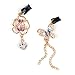 Mavis's Diary 2 Pcs Cute Bling Diamond Dust Plugs/Cell Charms for iPhone 7 Plus,iPhone 6S Plus,iPhone SE 5.5