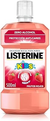 Kids Enjuague Bucal Niños 6+, Sabor Frutos Rojos, 500 ml