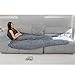 CuteKing Weighted Blanket (Dark Grey, 48''x78'' 15lbs)