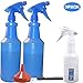 32 oz Empty Plastic Spray Bottle for Cleaning Solutions Measurements 2 Pack