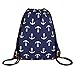 Anchor Drawstring Bag Tote Bags 15.4