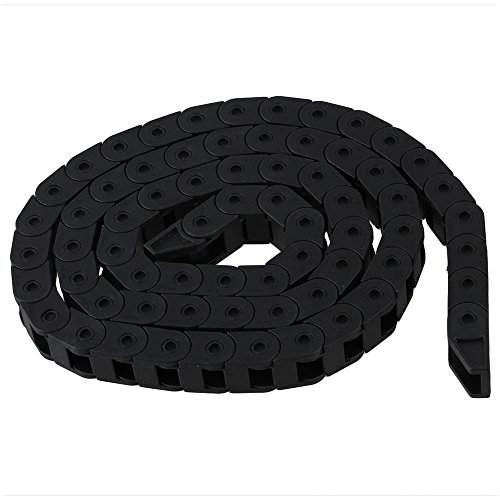 Yibuy R18 10x10 mm CNC Router Mill Cable Drag Chain Wire Carrier 1M Bridge Type