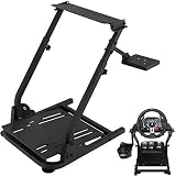 Happybuy G920 Racing Steering Wheel Stand Shifter Mount fit for Logitech G27/G25, G29 Gaming Wheel Stand fit for Thrustmaster,Wheel Pedals NOT Included Racing Wheel Stand